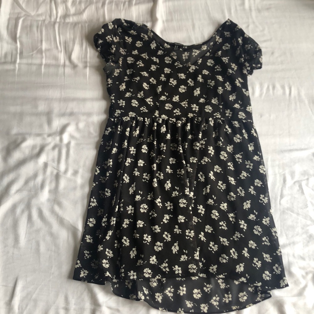 Black flowy dress